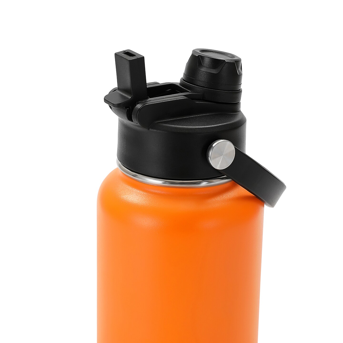 Makerflo 32 oz Hydro Powder Coated Water Bottle with 2-in-1 Lid | Craft-Ready for DIY Gifts &#x26; Personalization (Laser Engravable, UV DTF, Epoxy, Vinyl) - Not for sublimation and DTF