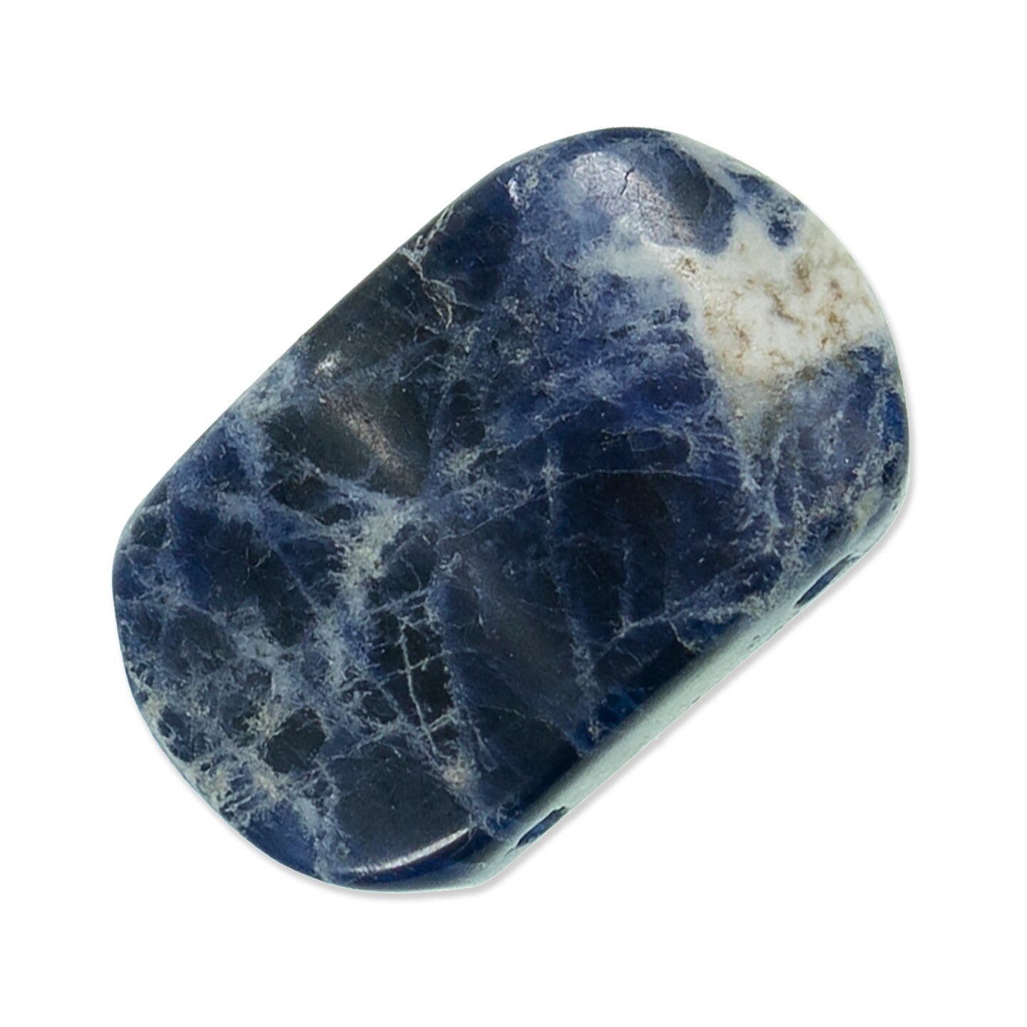 Sodalite Half Moon Beads (Pack of 7)