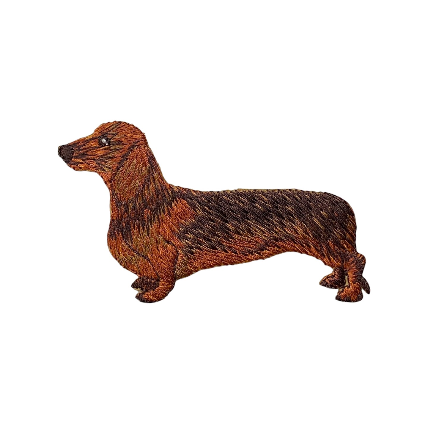 Dachshund, Weiner Sausage Dog, Embroidered, Iron on Patch