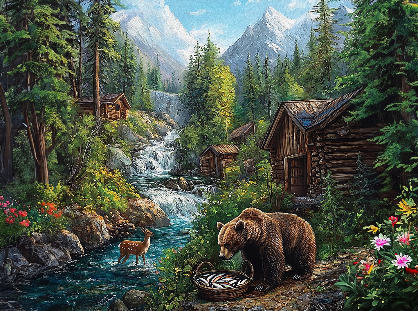Sunsout Afternoon Snack 1000 pc   Jigsaw Puzzle 52709
