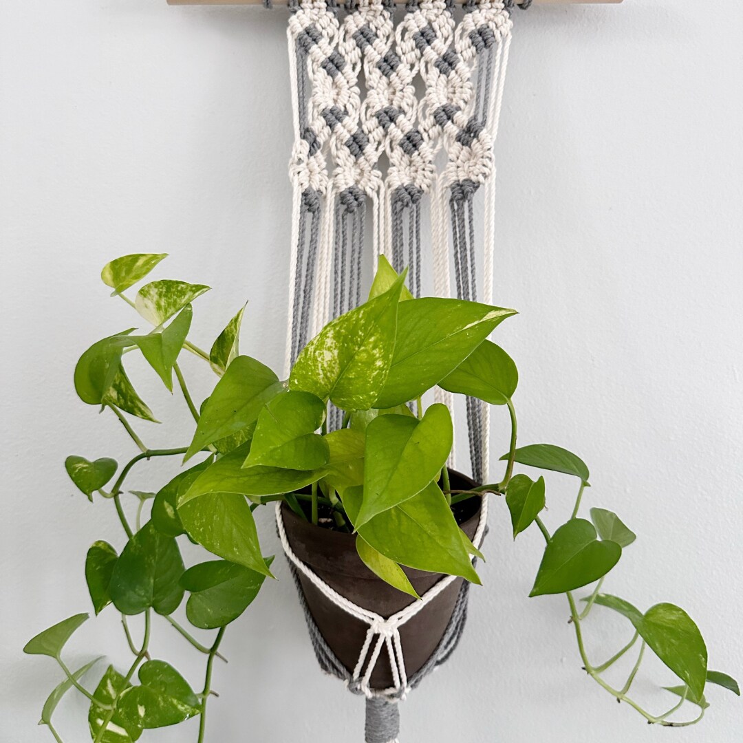Macrame Plant Hanger, Plant Hanger home decor, Macrame Wall plant hanger,  Handmade plant hanger, Plant hanger indoor decor | MakerPlace by Michaels