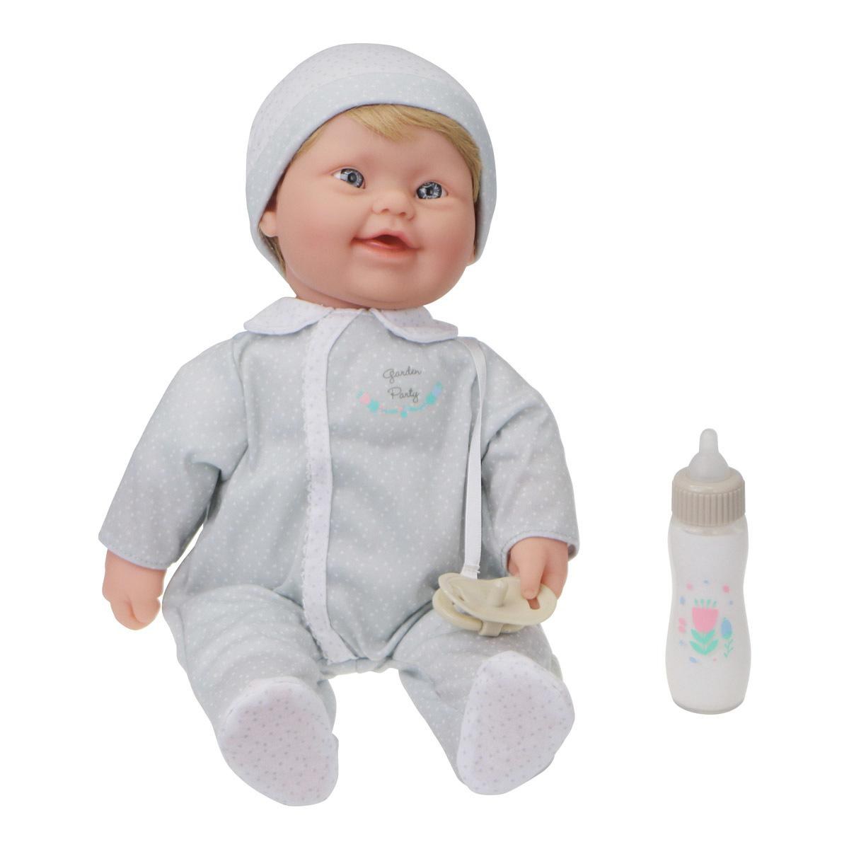 JC Toys Caucasian Soft Body Doll with Down Syndrome - 16&#x22;