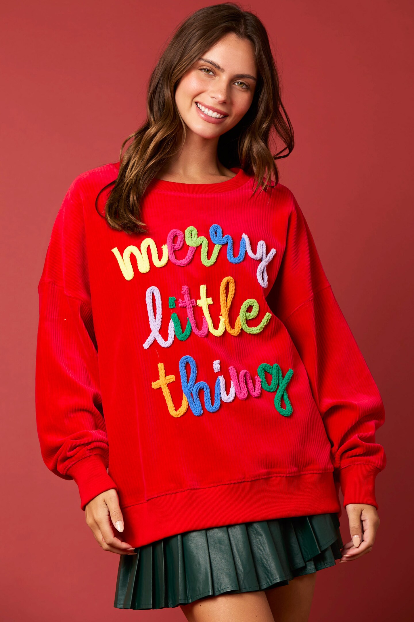 Cozy Embroidered Christmas Sweatshirts
