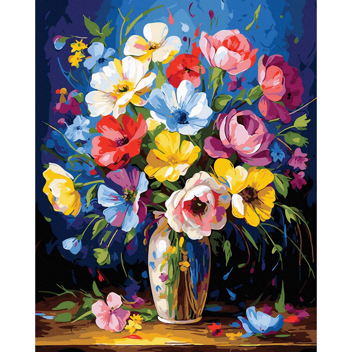 Adbrain Colorful Still Life Paint by Number Kit
