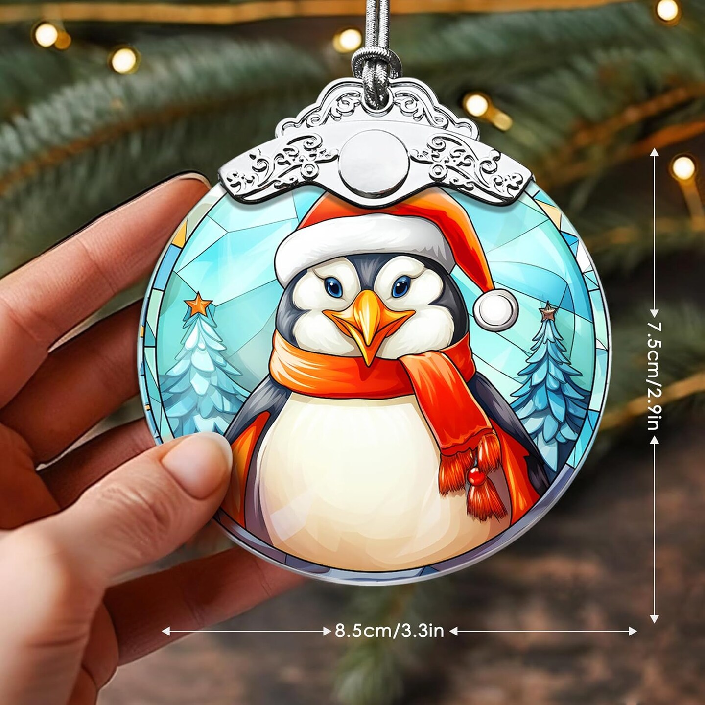 Penguin Christmas Ornaments, Penguin Ornaments for Christmas, Christmas Tree Ornaments, Holiday Decor