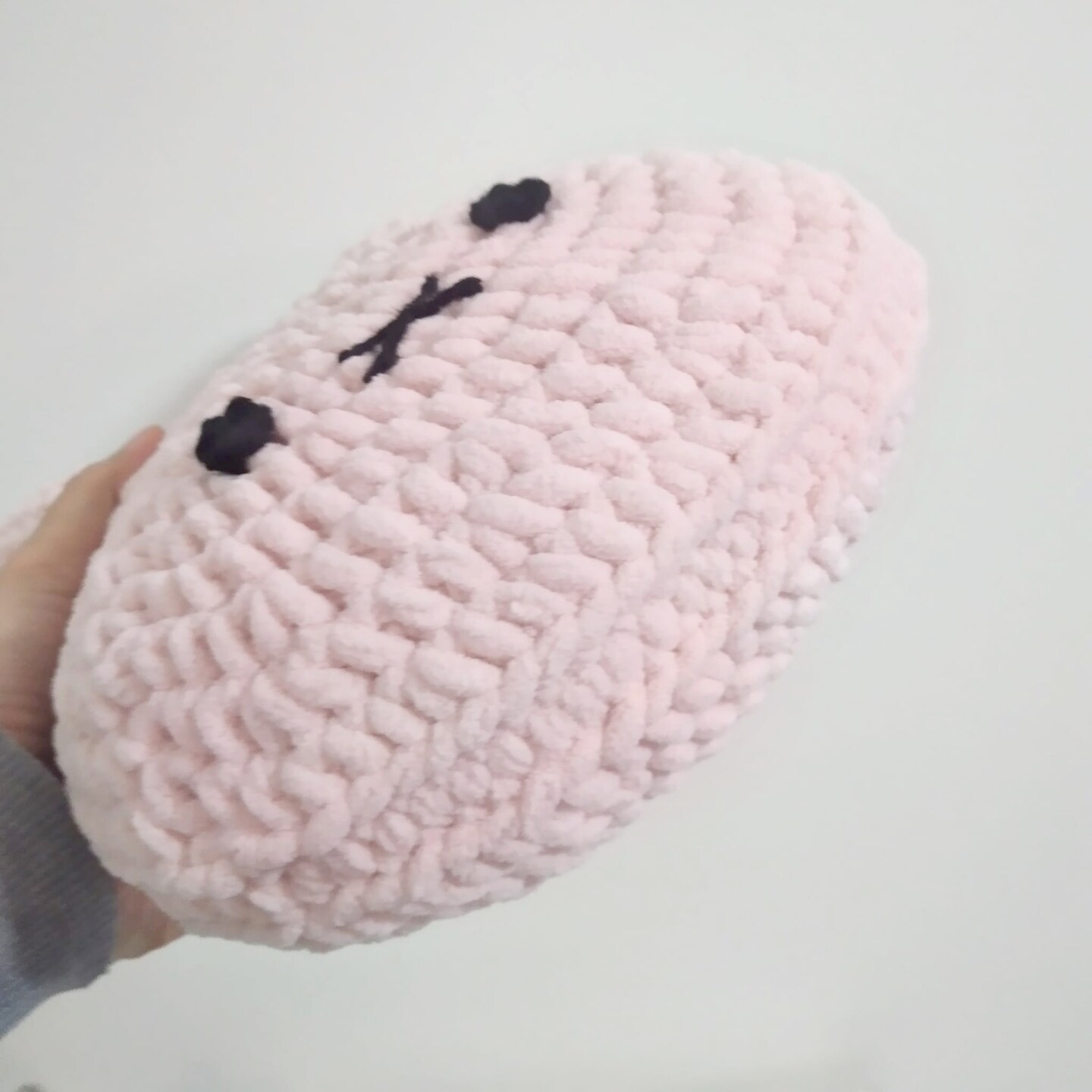 Handmade crochet Miffy bunny pillow cushion | MakerPlace by