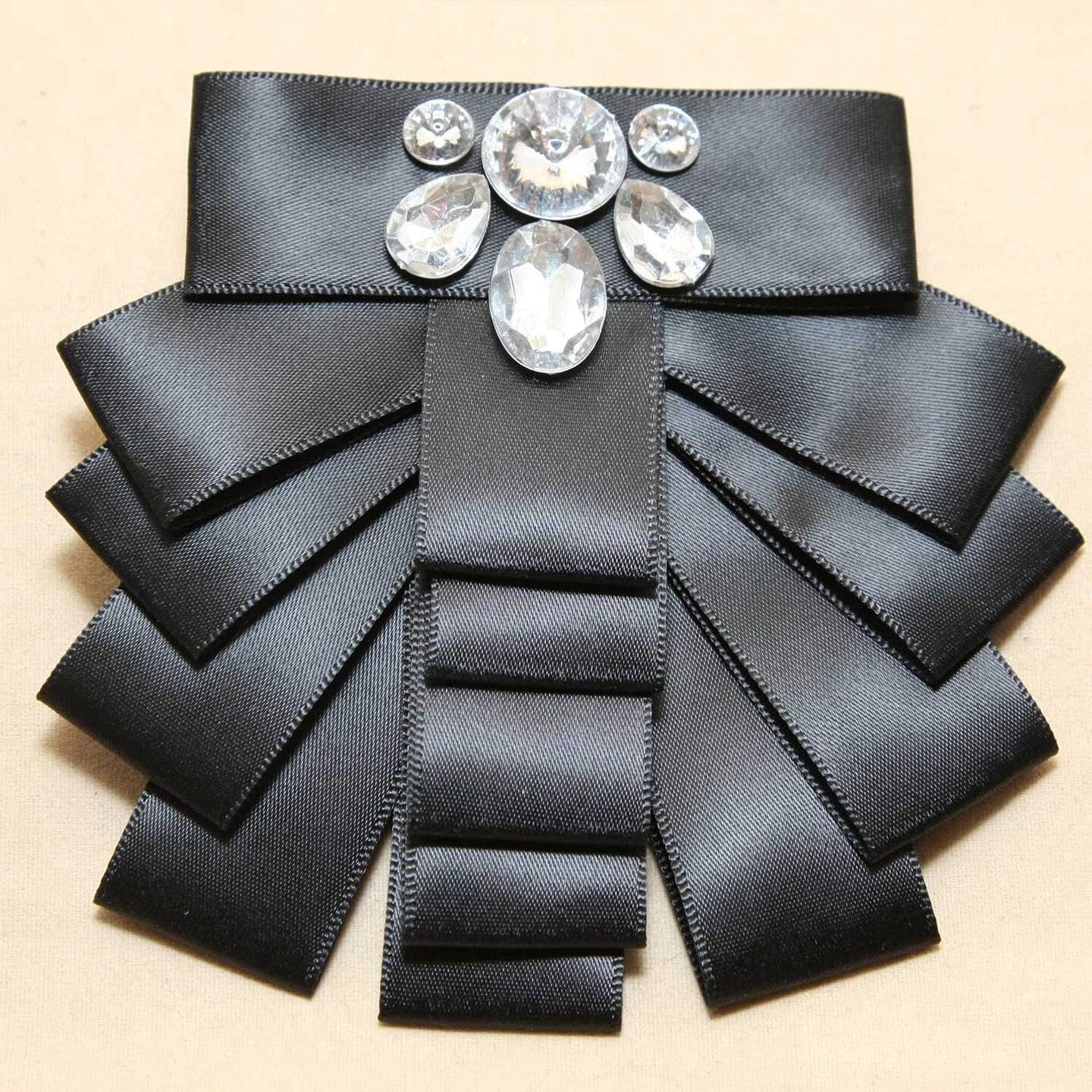 2 Inch Black Double Faced Satin Ribbon - 25 Yards Variety of Color for Crafts Gift Wrapping DIY Bows Bridal Bouquet Cutting Ceremony Decoration Sewing Christmas Tree Wedding.