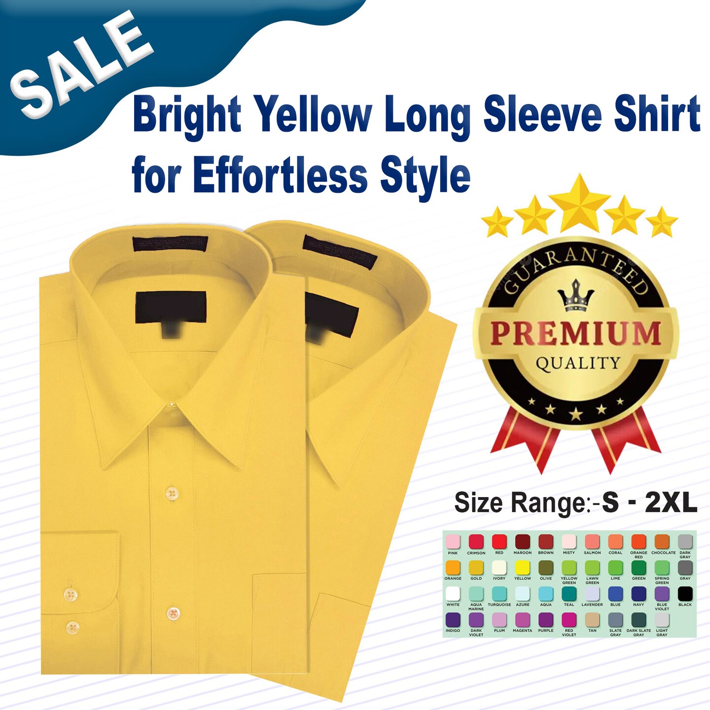 Yellow Long Sleeve Shirt for Effortless Style