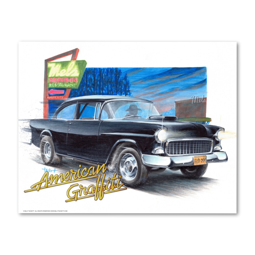 ミニカー 1955 American Graffiti Chevy 1/18 リミテッド