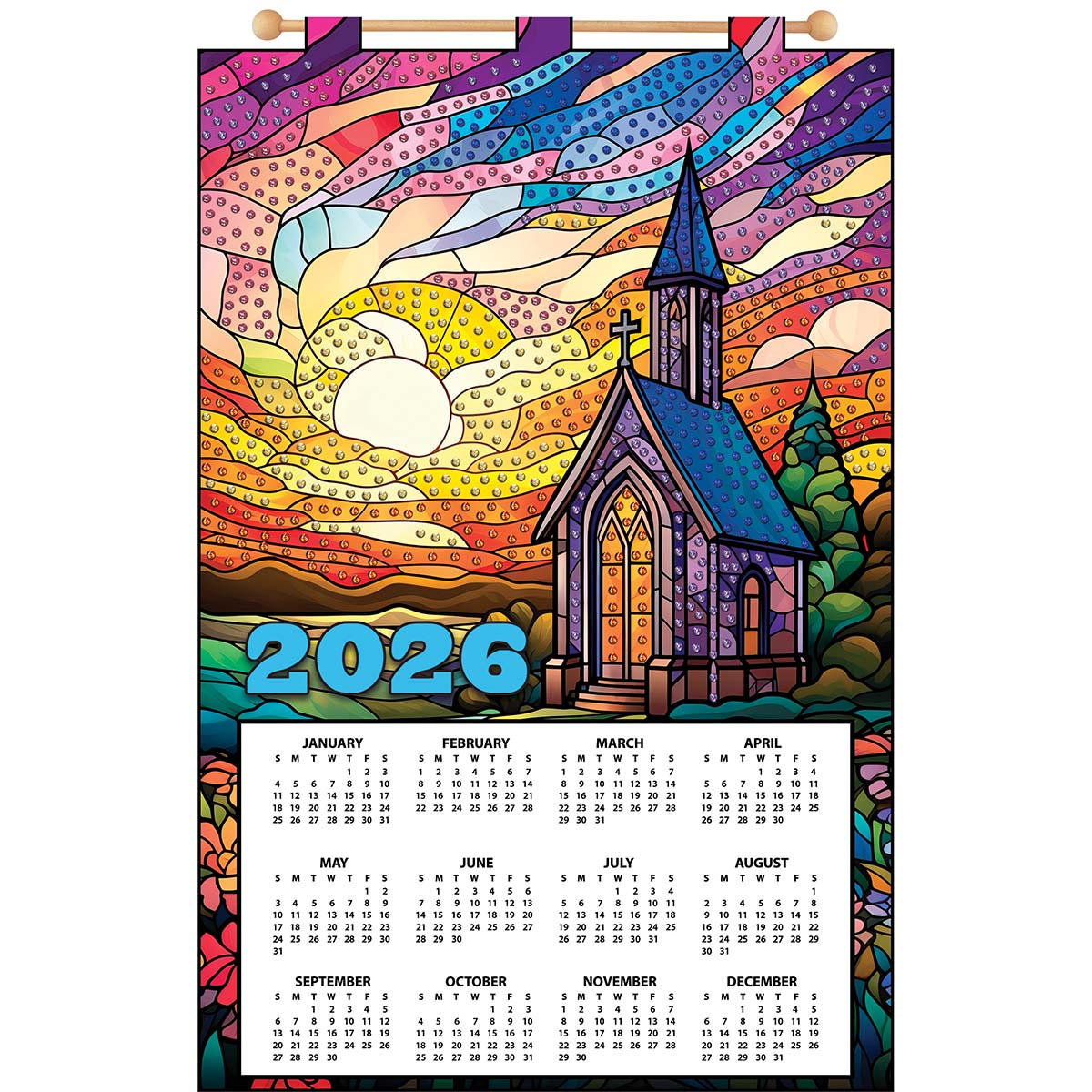 Design Works  Church Calendar Felt &#x26; Sequin Kit
