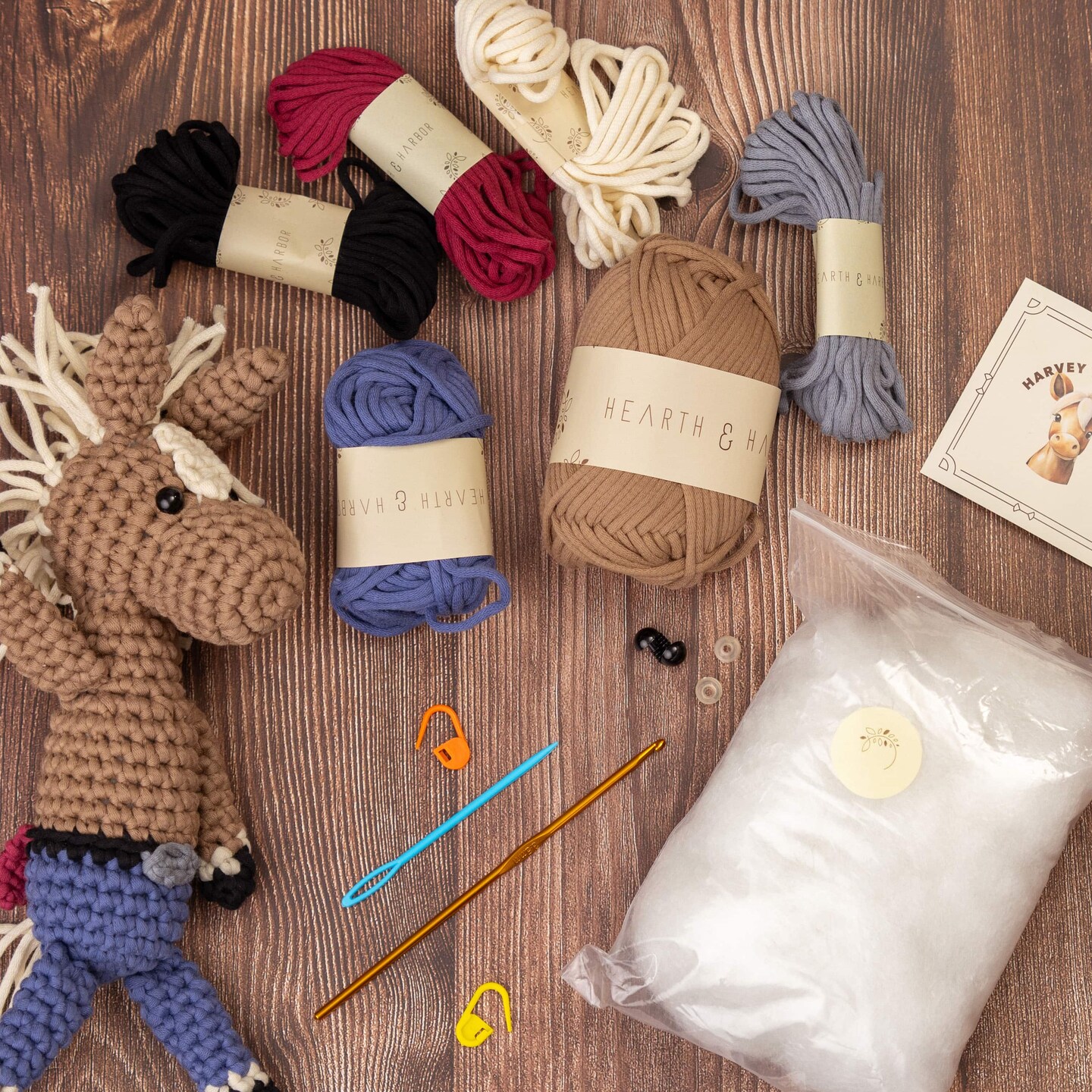 Hearth &#x26; Harbor Amigurumi Crochet Kit for Beginners