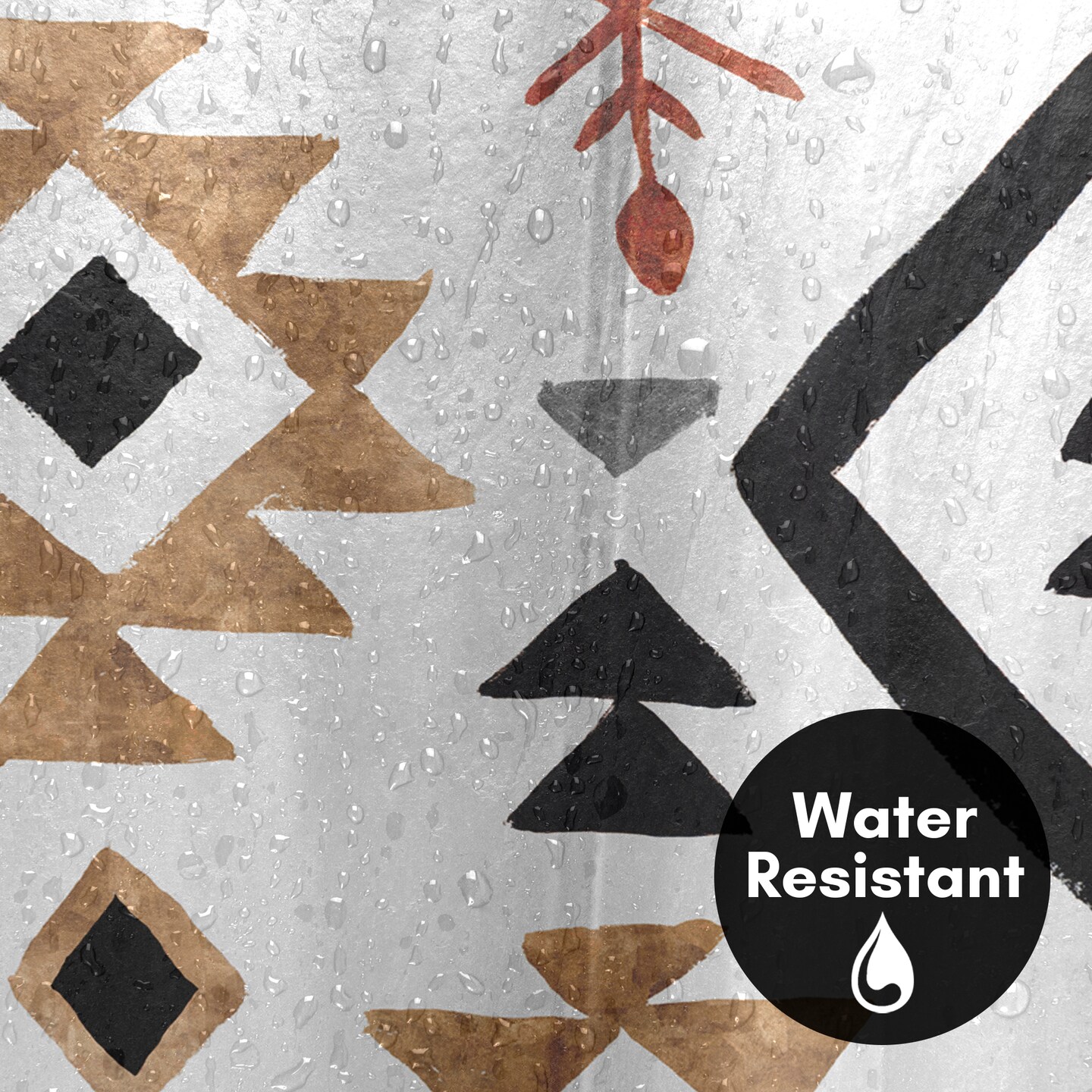 Rhythemics I by PI Creative Art Shower Curtain 71&#x22; x 74&#x22;