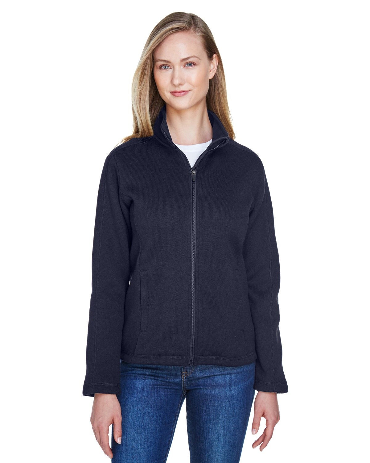 Devon &#x26; Jones&#xAE; Ladies Bristol Full-Zip Sweater Fleece Jacket