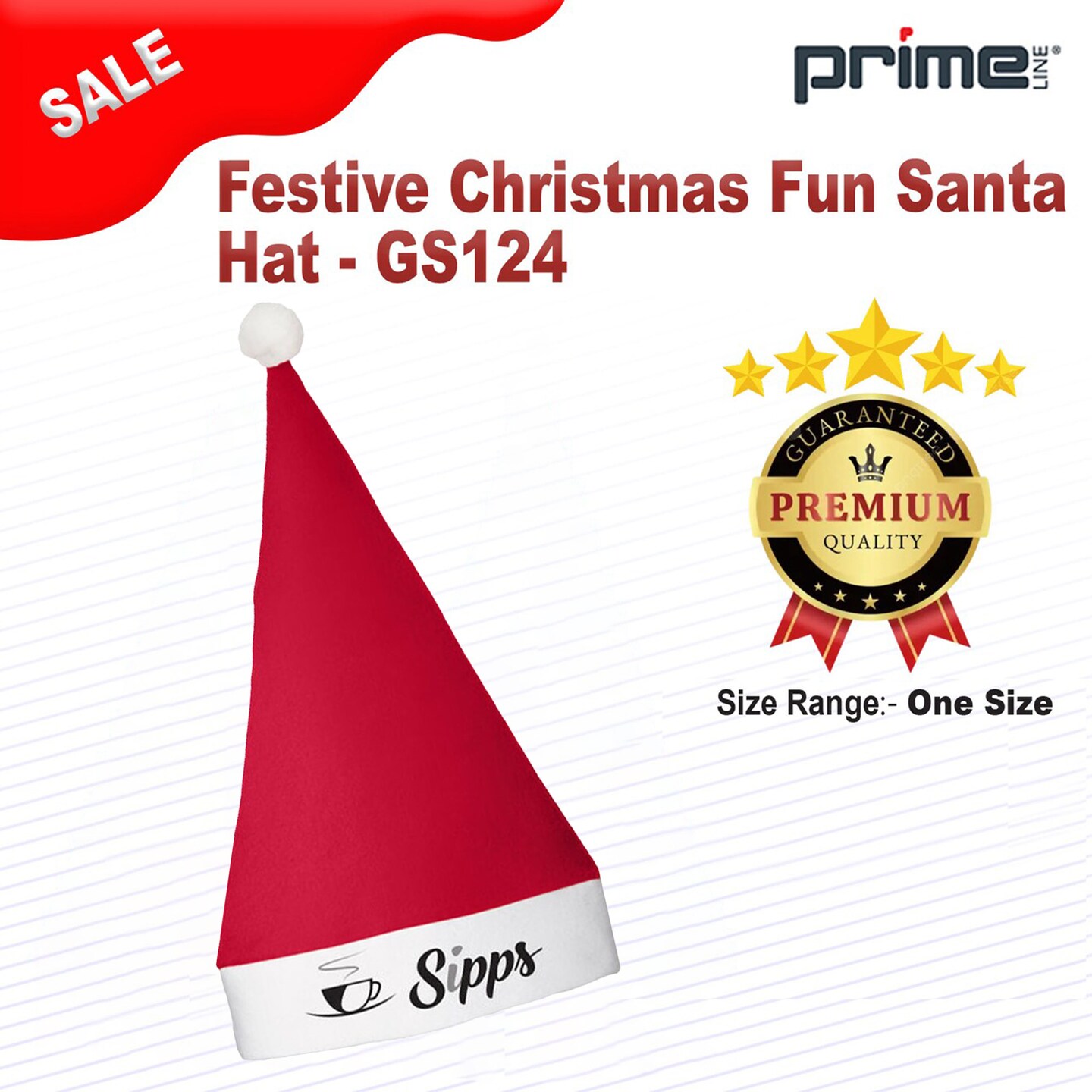 Prime Line&#xAE; Festive Christmas Fun Santa Hat