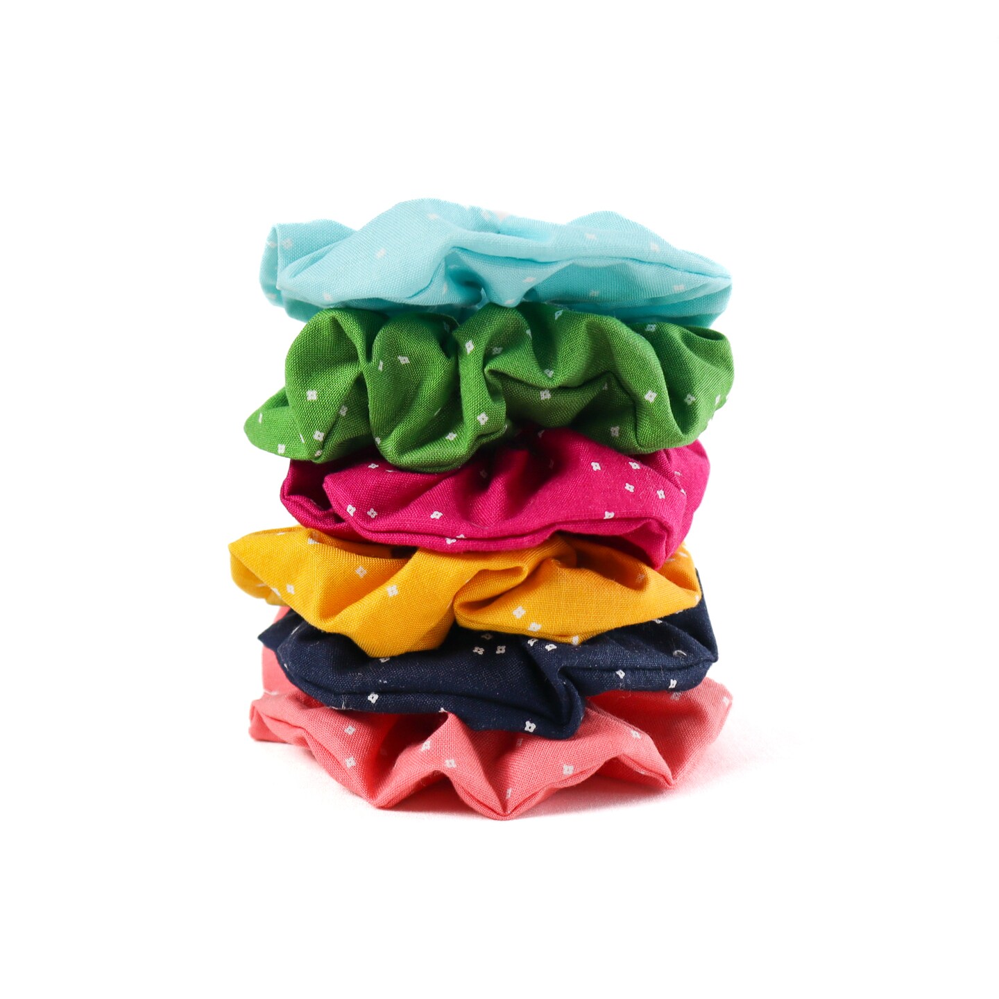 Crosscut Sewing Co.&#xAE; Scrunchie Sewing Project Kit for Beginners with Fabric, Instructions and Video
