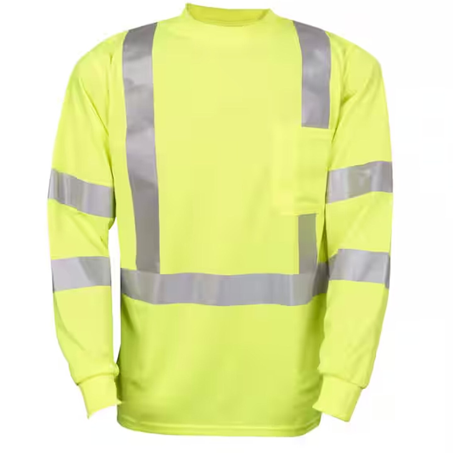 Berne&#xAE; Men&#x27;s Tall Hi-Vis Class 3 Performance Long Sleeve T-Shirt