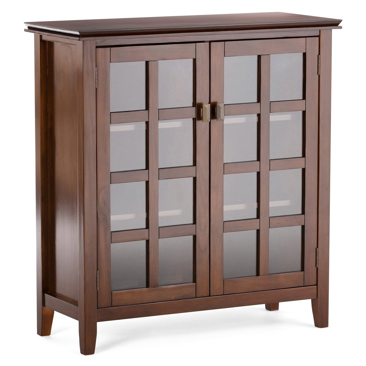 Simpli Home Artisan Solid Wood 38&#x22;Transitional Medium Storage Cabinet Modern