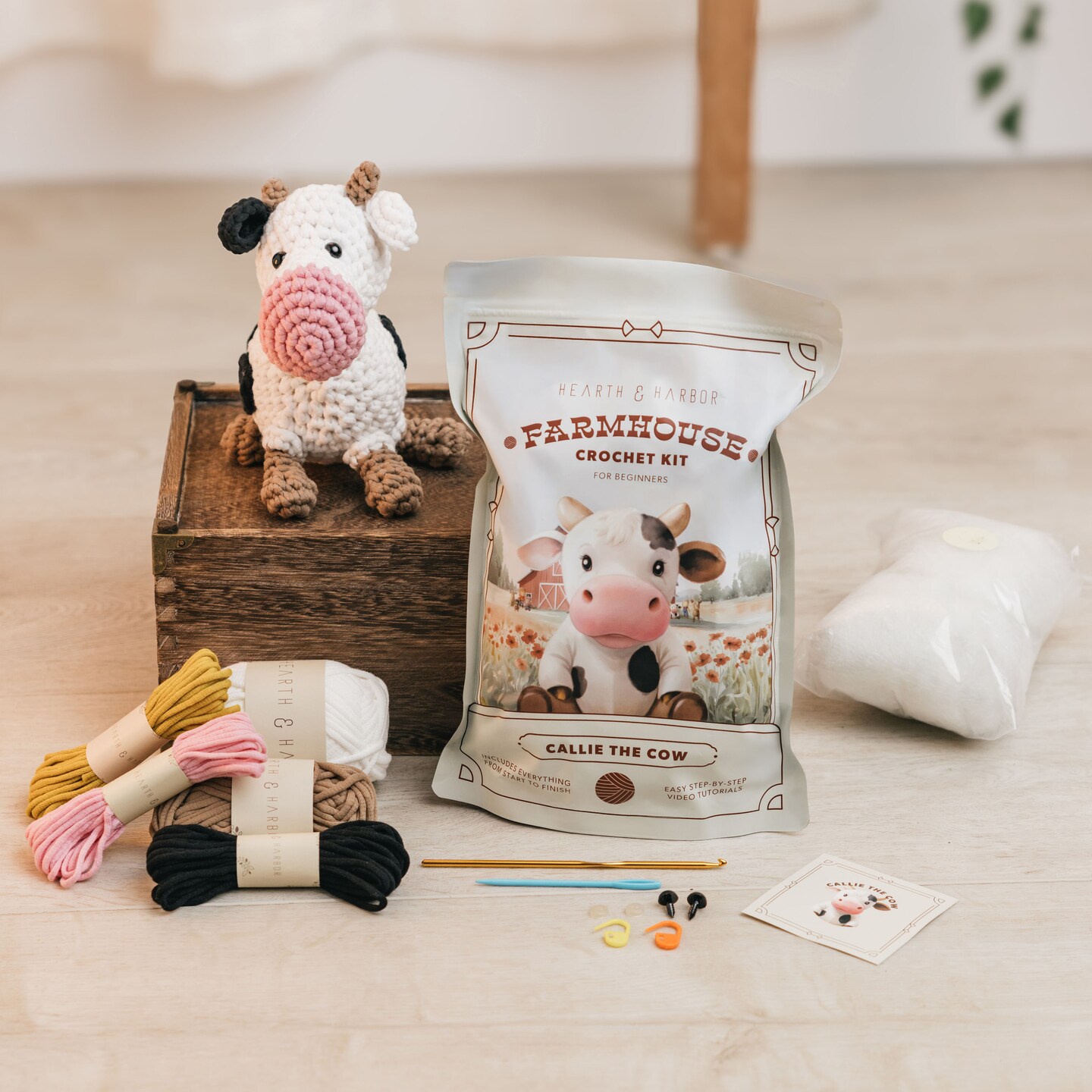 Hearth &#x26; Harbor Amigurumi Crochet Kit for Beginners