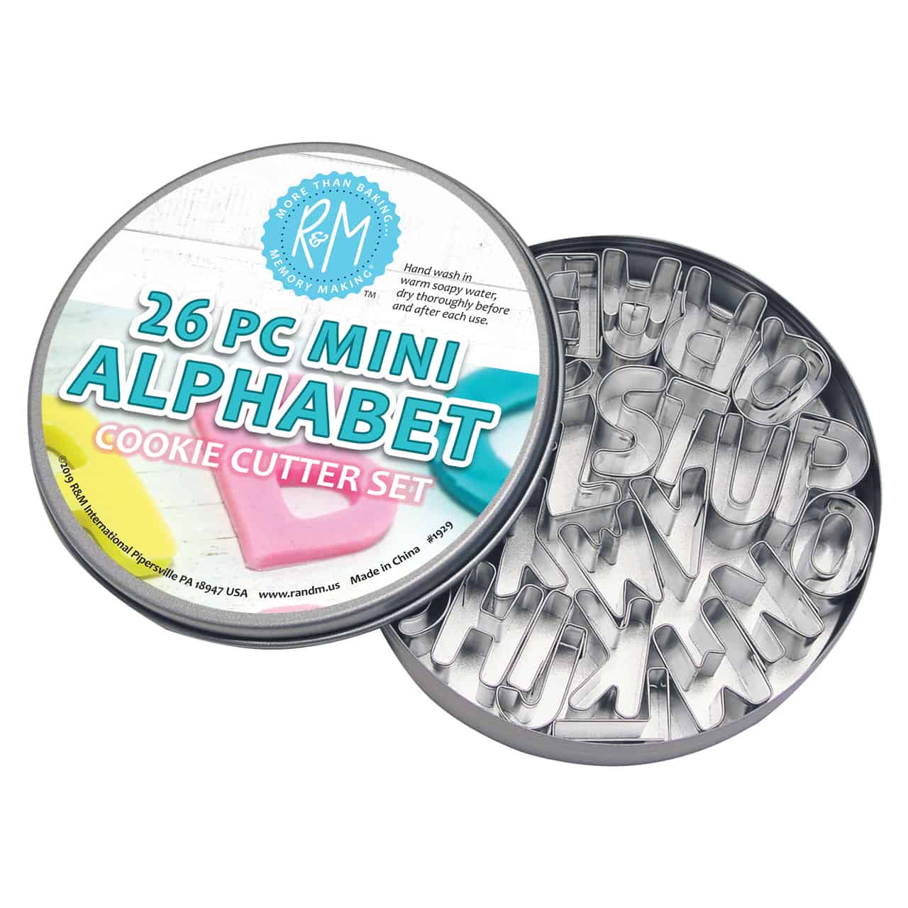 Mini Alphabet Cookie Cutters 26 PC Set