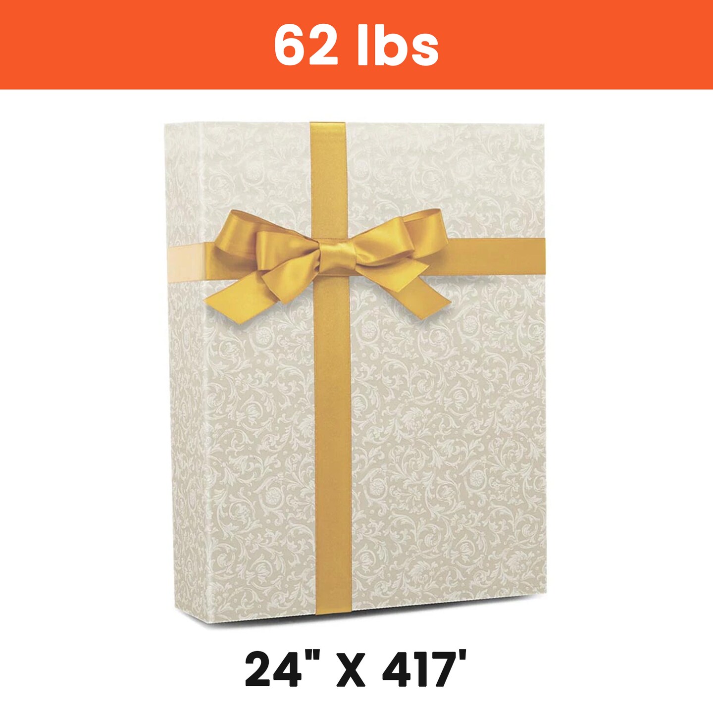 Wedding Wrapping Paper 24 &#x27;&#x27;*417 &#x27; 62 lbs