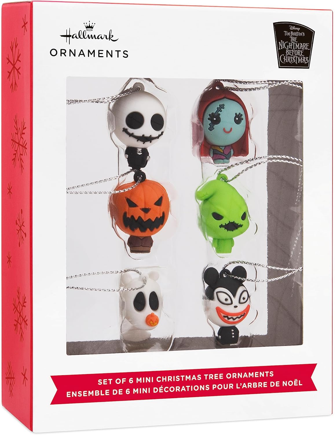 Disney Tim Burton&#x27;s The Nightmare Before Christmas Mini Christmas Ornaments