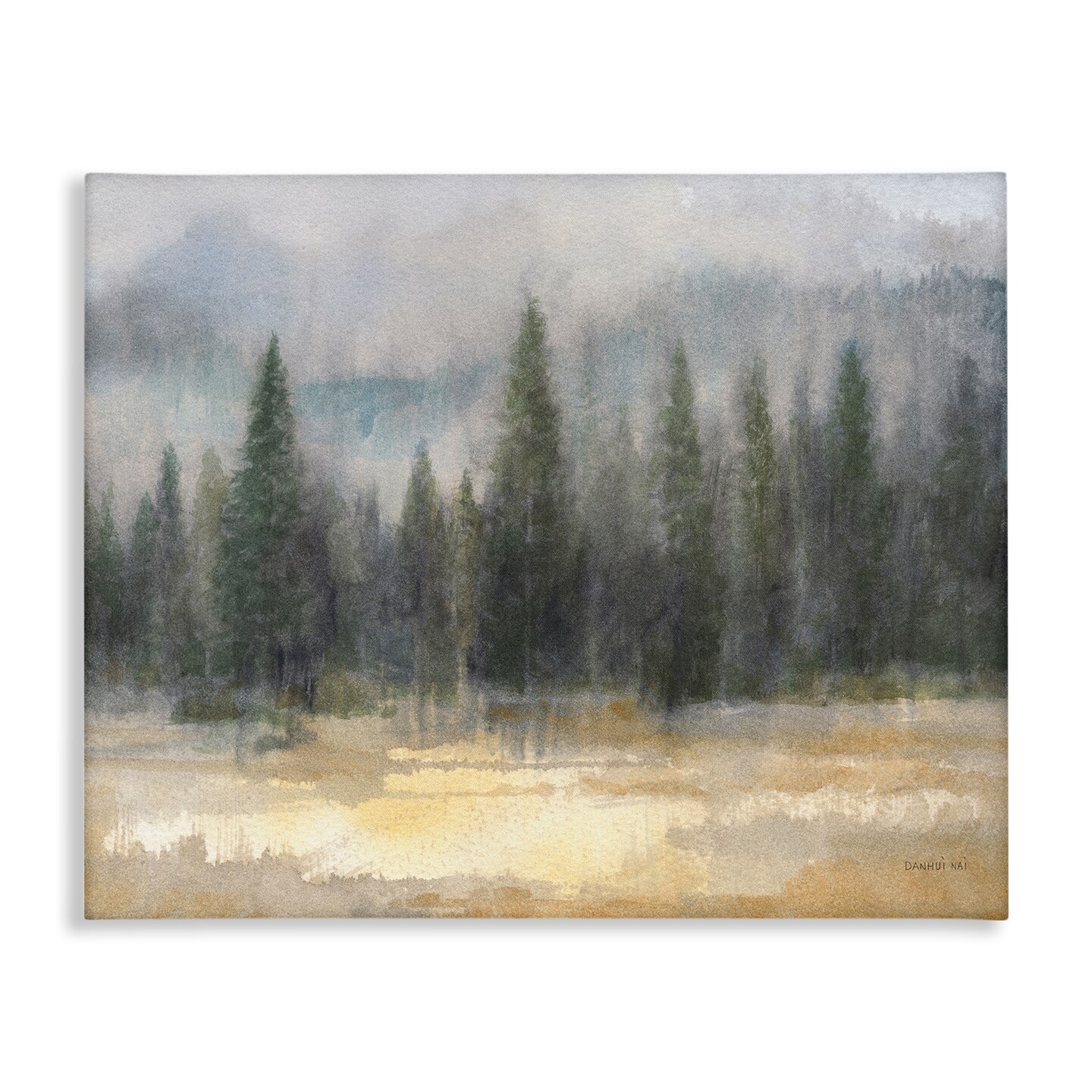 Stupell Industries Abstract Pine Tree Forest Canvas Wall Art