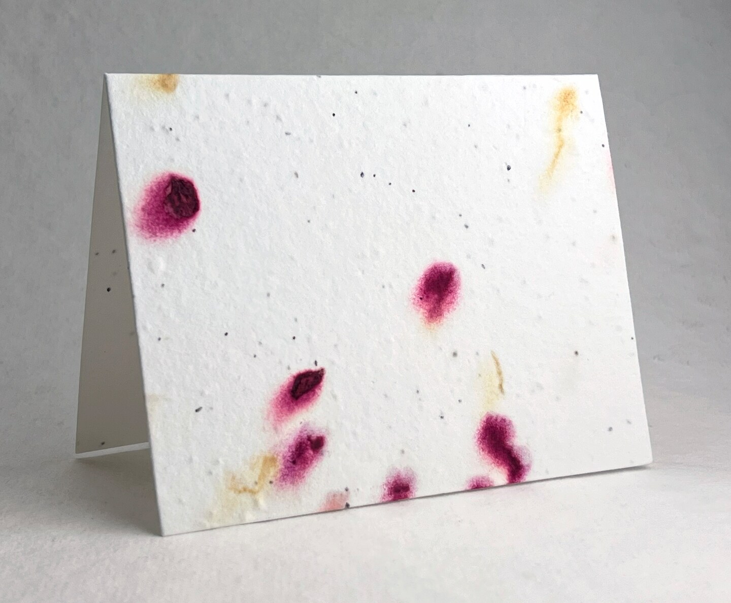 Wildflower Seed Paper A2 Folding Card - Cotton Paper Embedded with Petals Seeds - 4.25" x 5.5" - Set of 8 - With Envelopes and Guides - image24