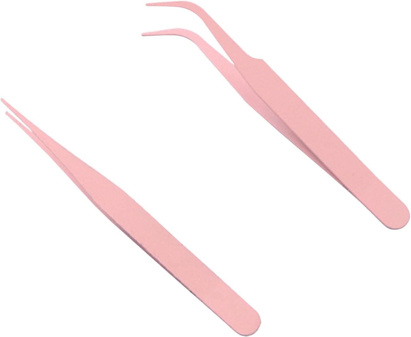 Tweezers for Crafting Crushed Resin Glass Storage Plate with Precision Tweezer Set for DIY Art