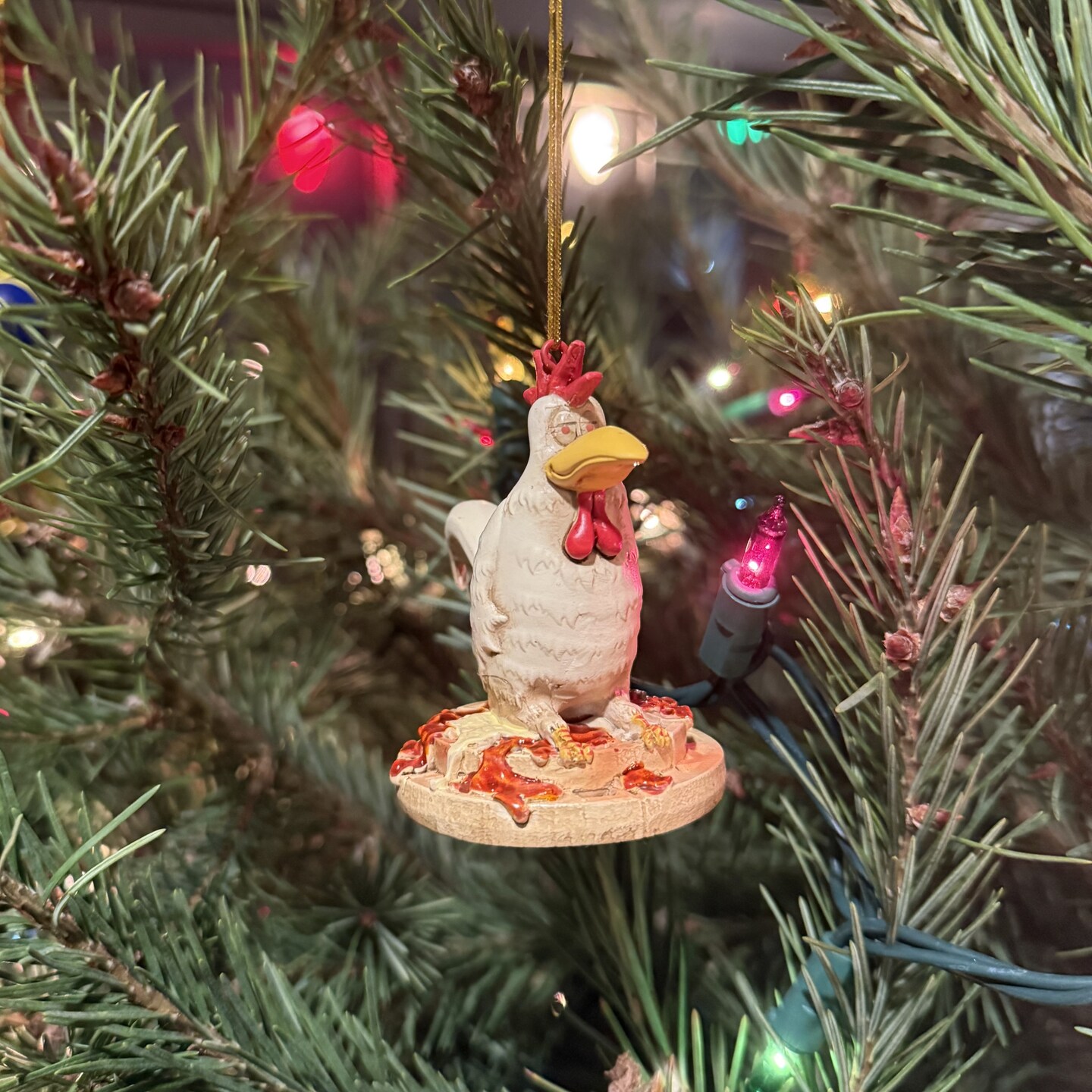 Tree Buddees Chicken and Waffles Christmas Ornament Funny Decoration