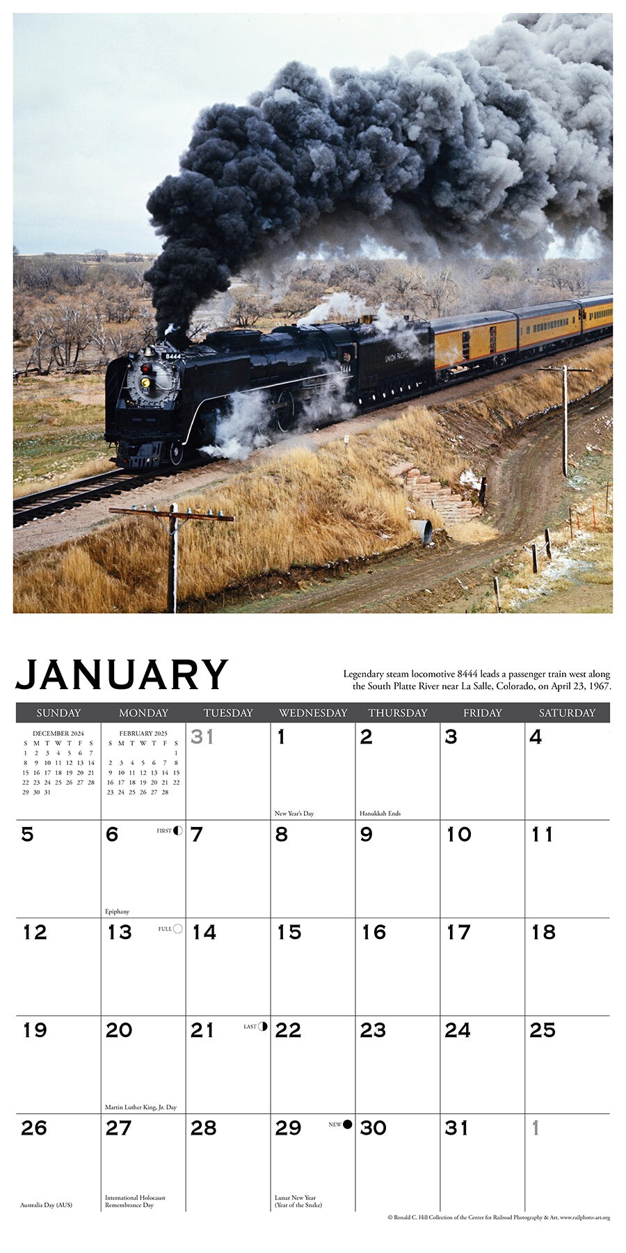Union Pacific 2025 Wall Calendar