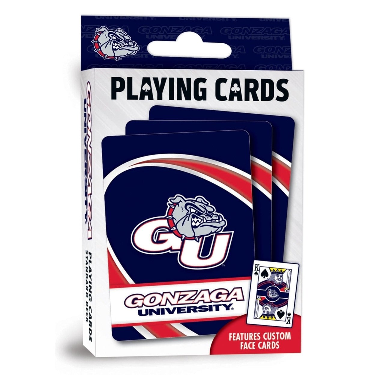 Gonzaga Bulldogs Playing Cards 54 Card Deck Officially Licensed Ncaa Merchandise