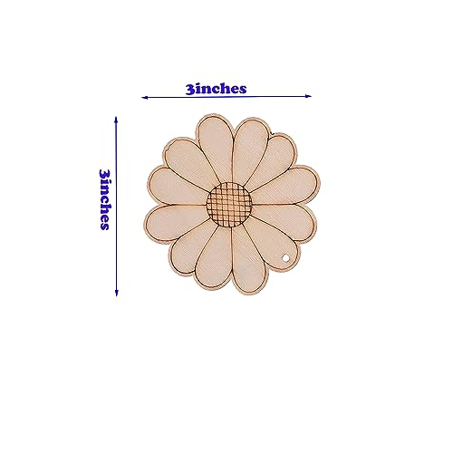 54PCS Unfinished Blank Wooden Cutouts Craft for Kids,Suit for Children's Painting DIY Room Decoration Gift Giving Surprise (54 Insect)