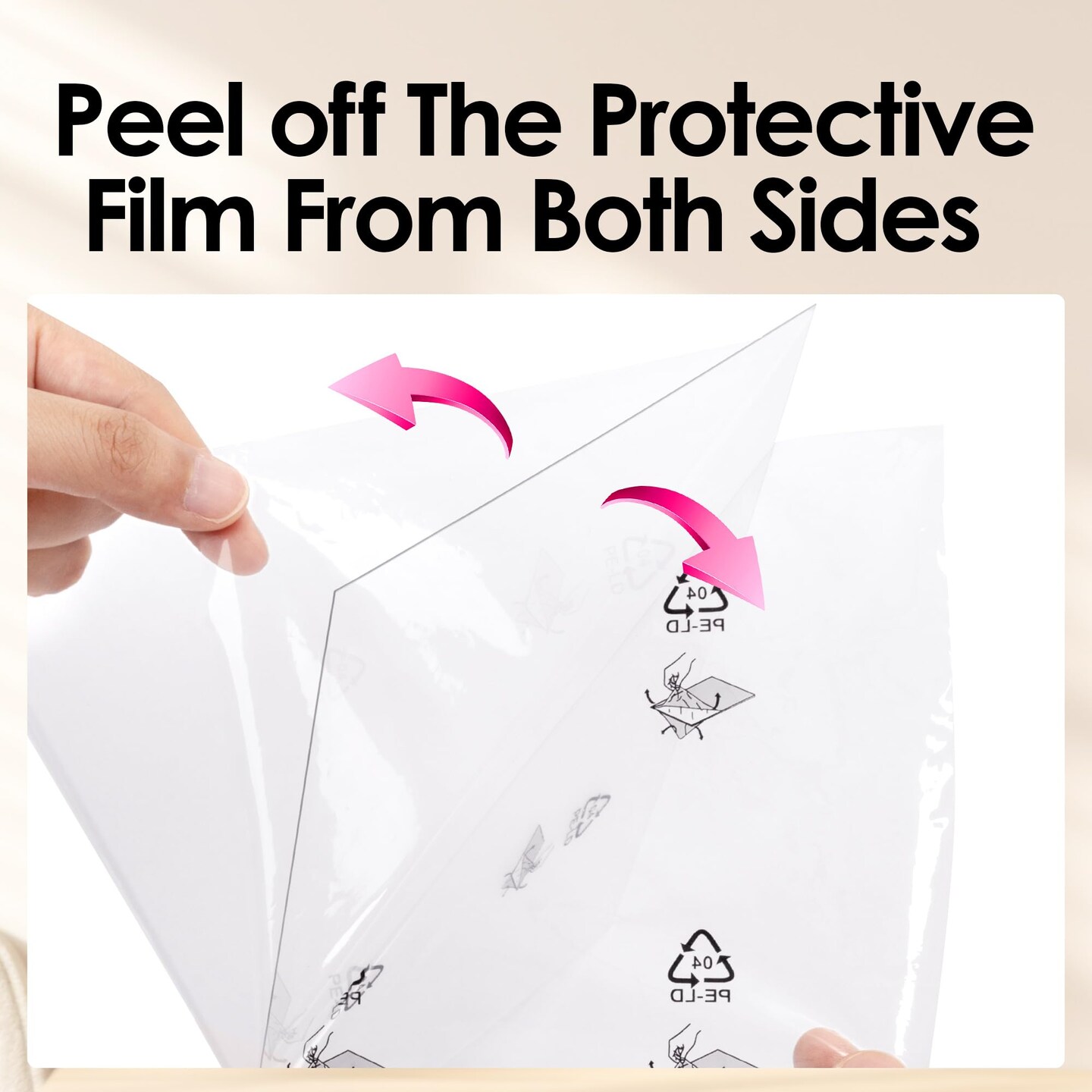 8x10 Picture Frame, Black Photo Frame with HD Plexiglass, Display Pictures 5x7 with Mat or 8x10 Without Mat, Picture Frames Collage for Tabletop or Wall Display, 2 Pack