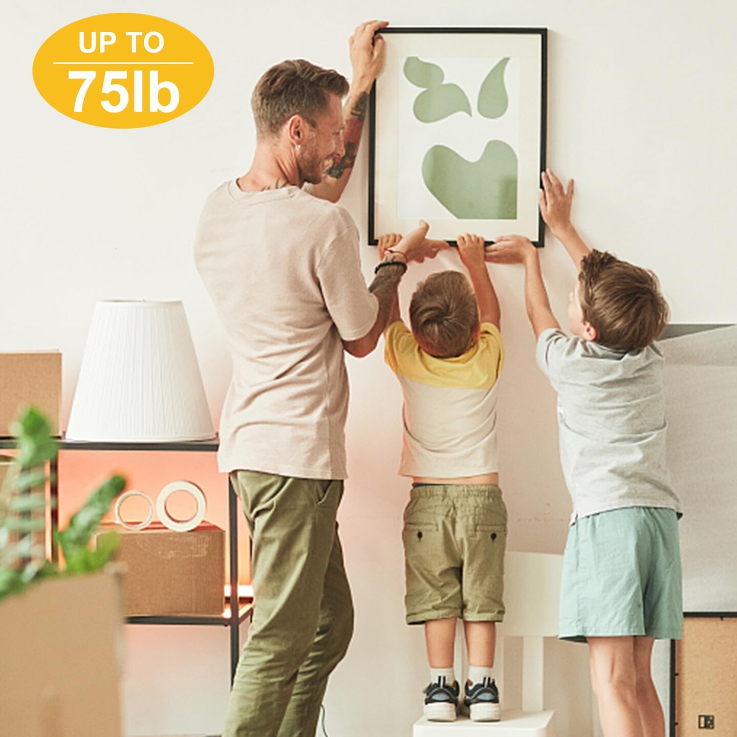 330pc Picture Hanging Kit - Wall Hangers, Nails, Wire, Screw Eyes, D Rings &#x26; Tool for Frame &#x26; Canvas Mounting