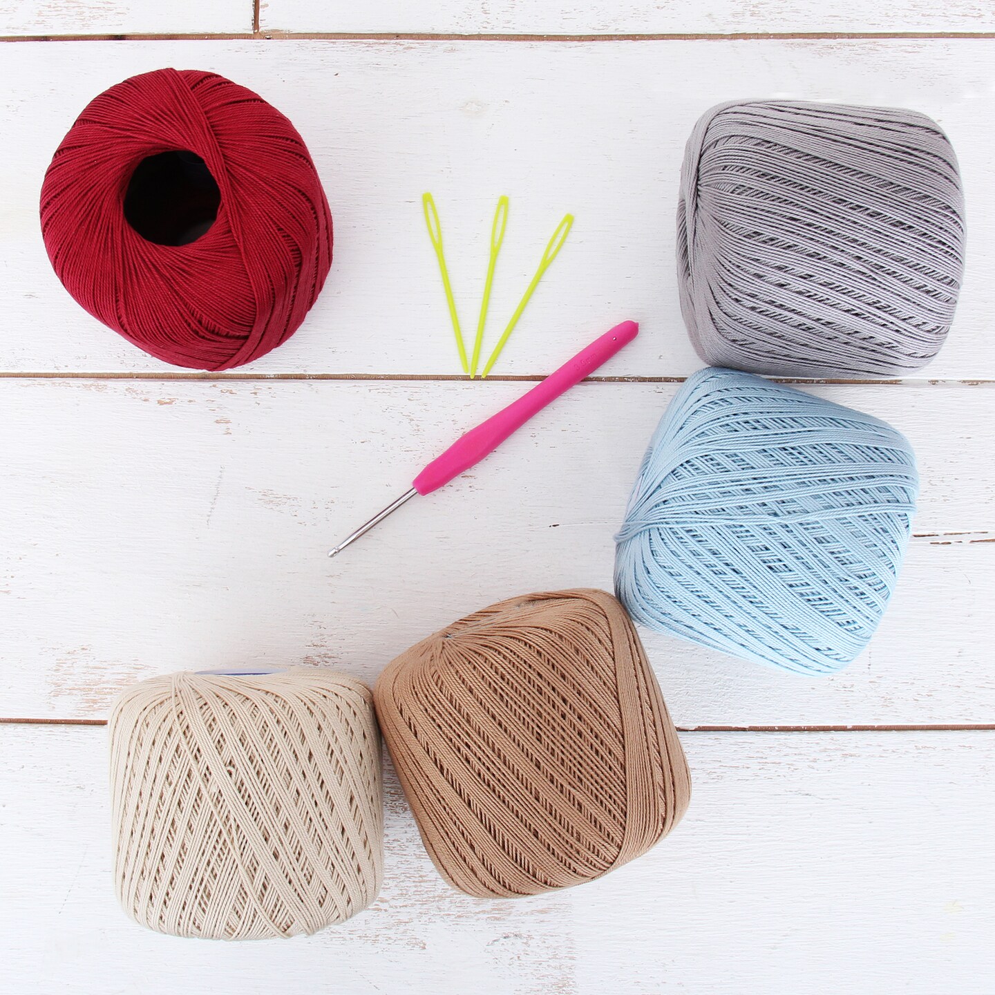 Threadart 100% Pure Cotton Crochet Thread Sets - Size 10 and Size 3 - Over 20 Sets Available