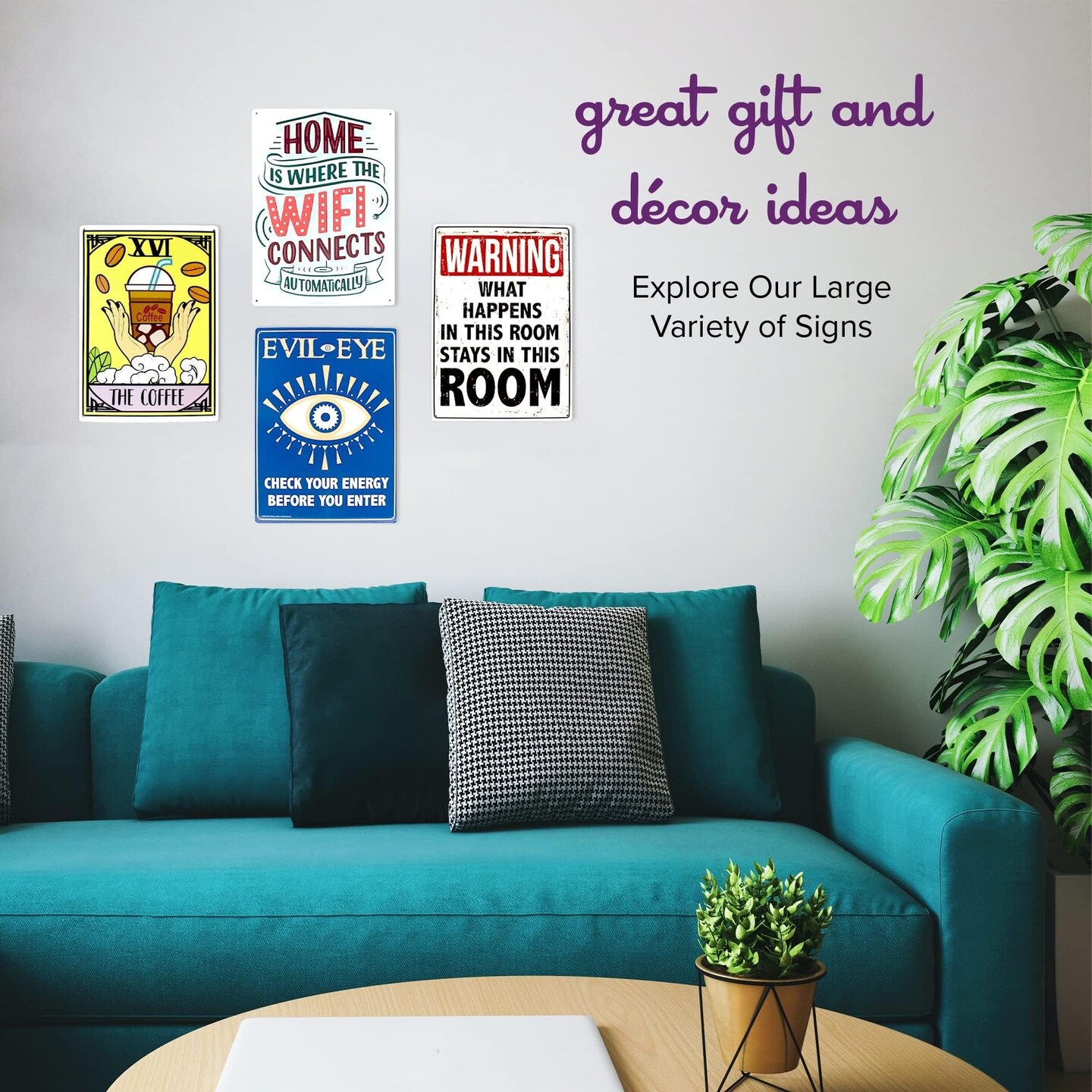 Kawaii Horoscope Chart Metal Sign - Easy-to-Hang Wall Decor - Fun Tin Signs for Man Cave - Metal Dorm Room Decorations, Garage Signs, and Man Cave Signs