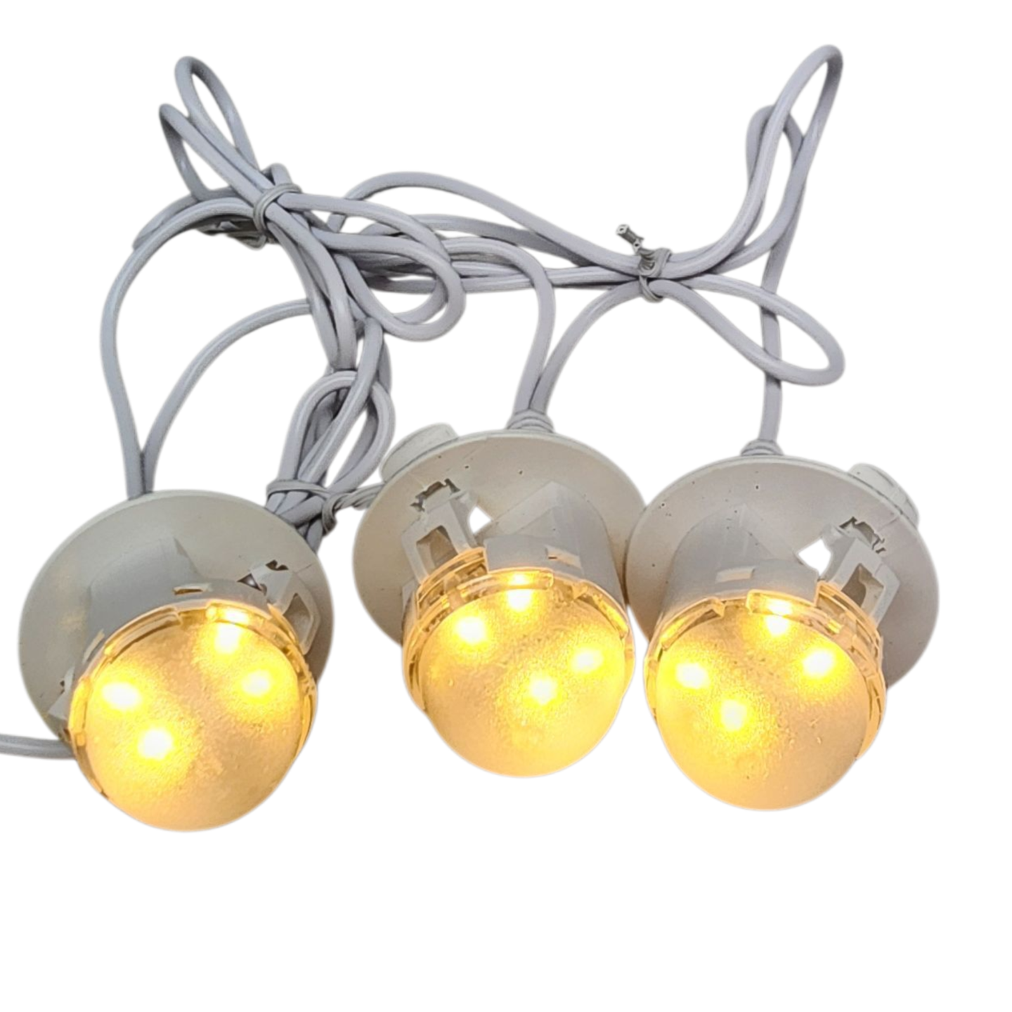 Lemax Three LED Light String - Type L To 3 Moonlander Clip Lights