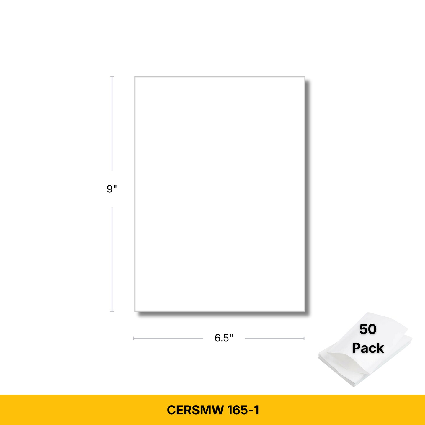 Craft Express 50 Pack Sublimation Shrink Film Sheets – Heat Wraps for Irregular Blanks