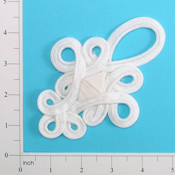 Ornate Chinese Frog Closure Fastener - 5 1/8" x 3 5/8"