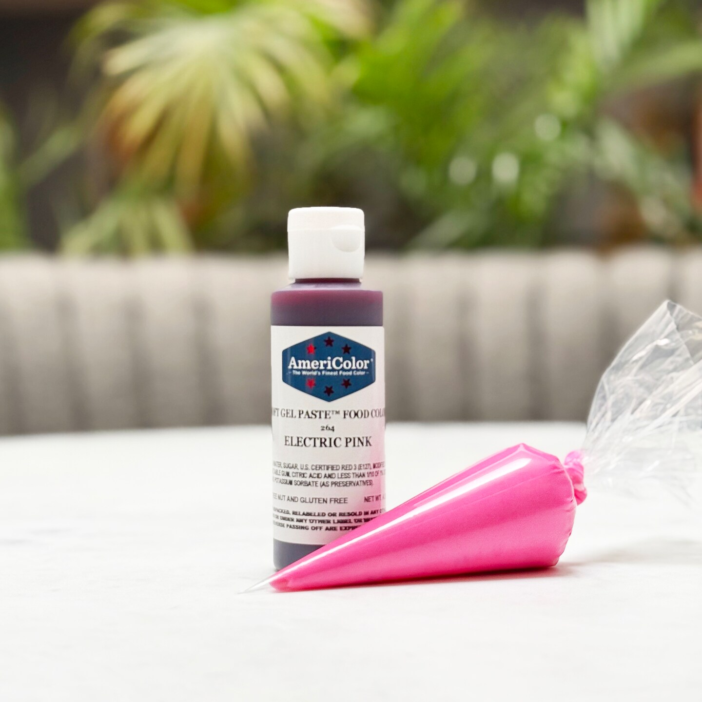 AmeriColor, Electric Pink, 4.5 Ounce, Soft Gel Paste Food Color