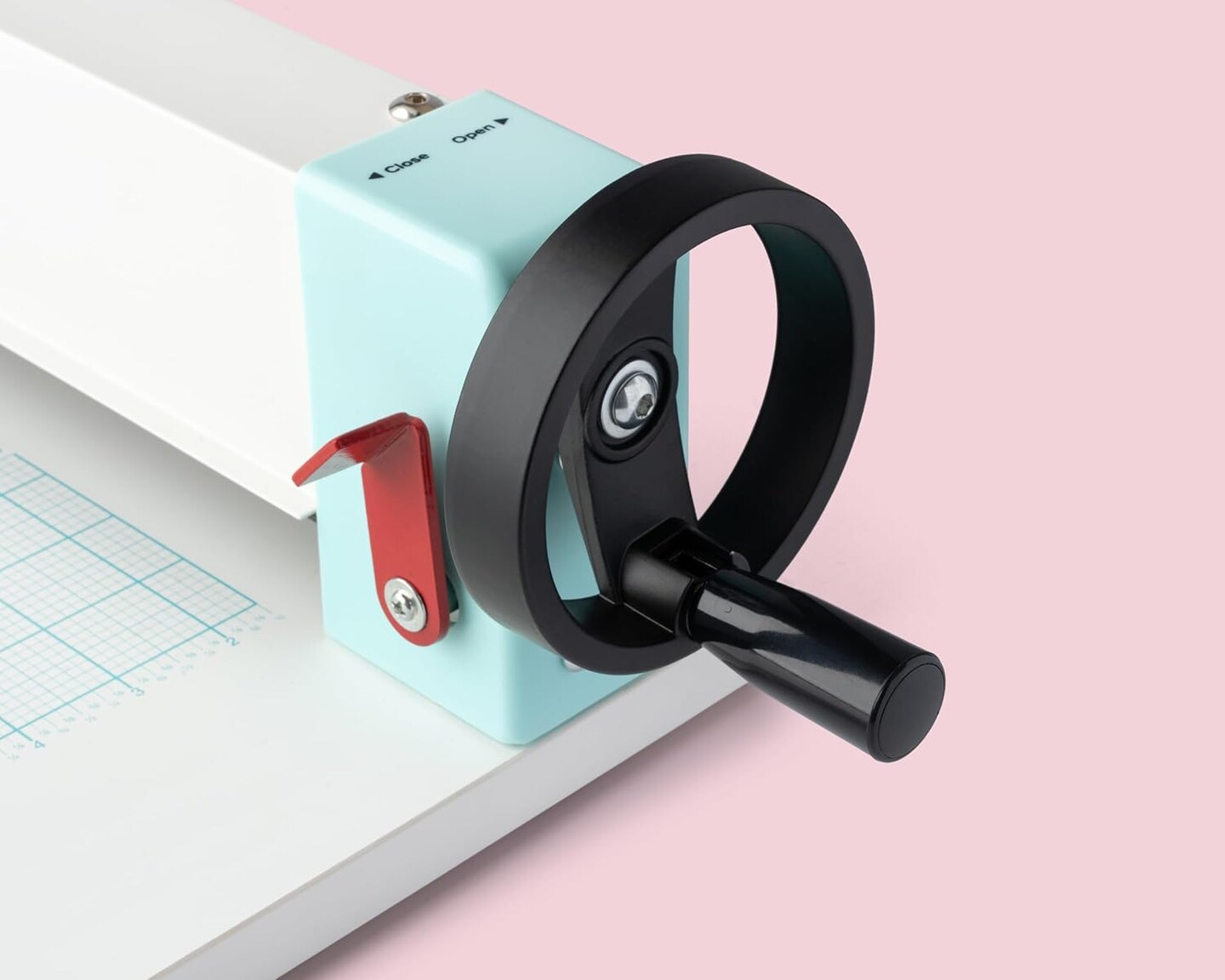 We R Makers Cinch Stack Cutter, Heavy Duty Guillotine Paper Cutter for 1” Thick Stacks, Precision Alignment, Easy Operation, Paper Cutter Guillotine for Scrapbooking, Card Making, and Crafting 60001065