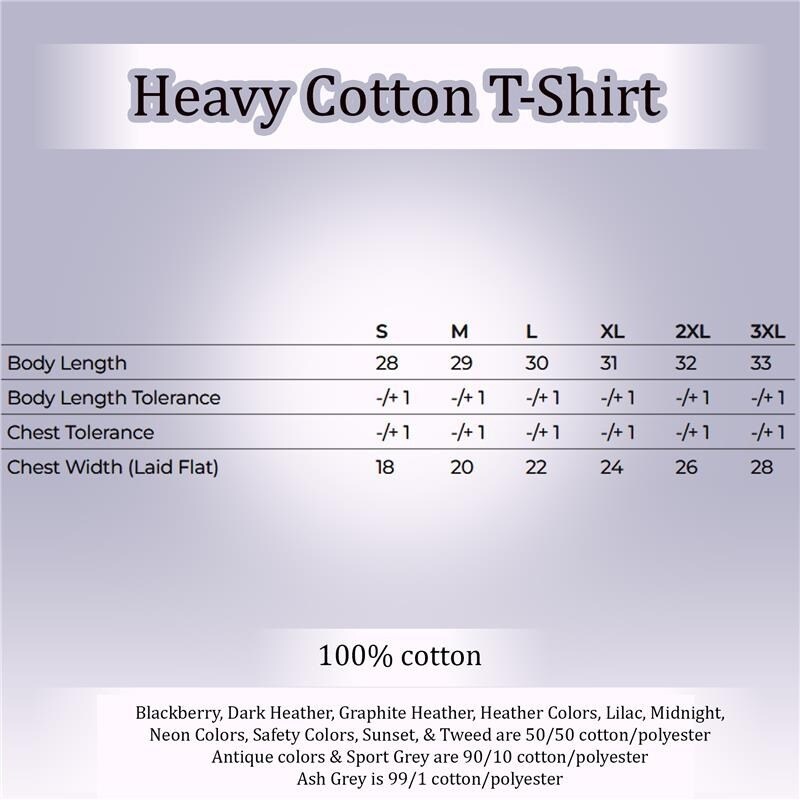 Gildan Unisex Heavy Cotton Tee 5000, 100% U.S. Cotton Shirt for DIY Projects, Pack of 12