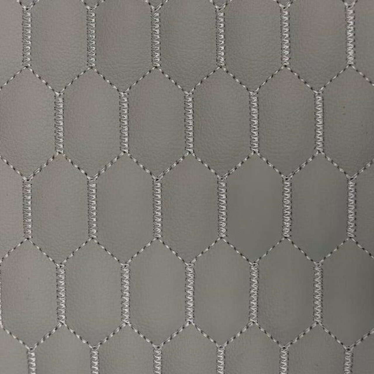 1 Yard Honeycomb Quilted Faux Leather Vinyl Fabric For Upholstery Car Seats Crafts Wall 54" Width