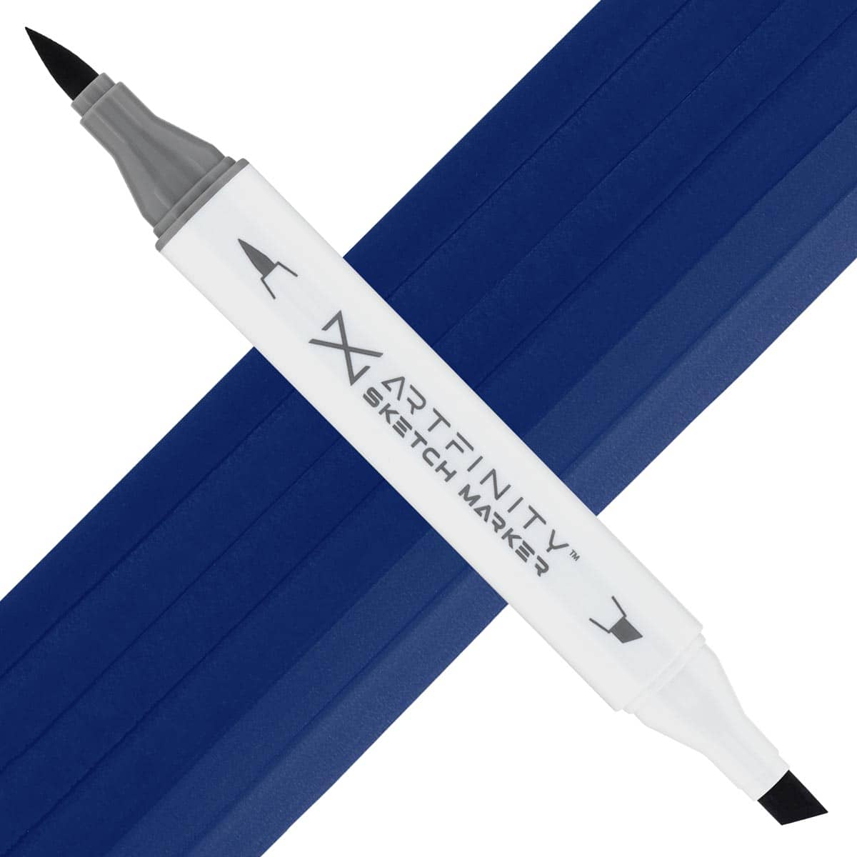 Artfinity Sketch Marker Sets - Indigo B7-8, Vibrant, Professional, Dye-Based Alcohol Markers for Artists, Drawing, Travel, & More