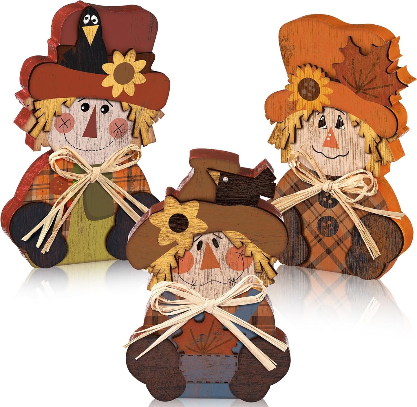 3 Pcs Thanksgiving Scarecrow Decor Fall Decor