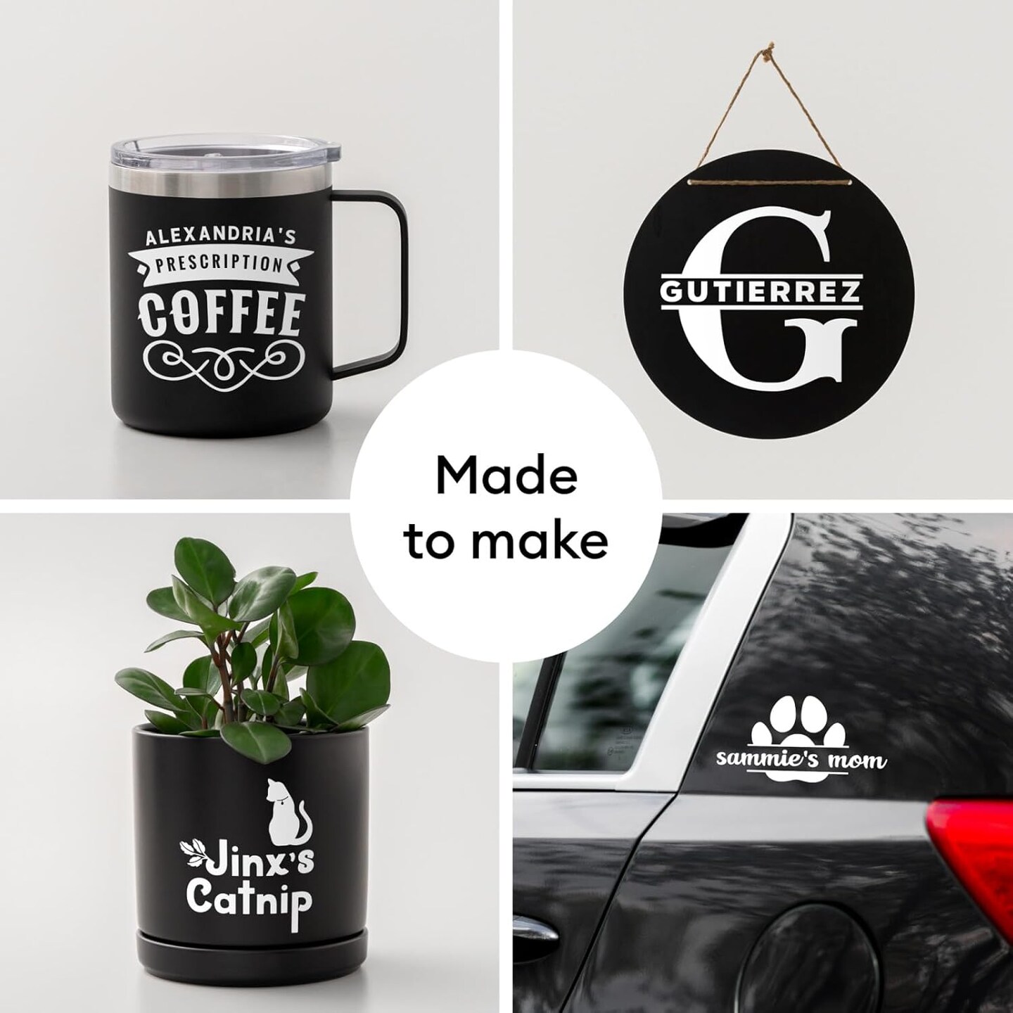 Cricut Joy Xtra Smart Vinyl - Permanent, White, 9.5 in x 6 ft (1)