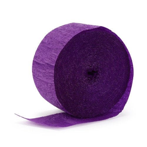81&#x27; Crepe Streamer - Royal Purple