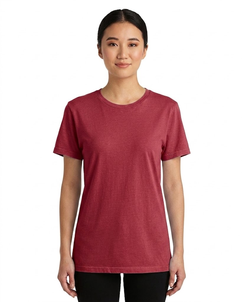 Vintage Garment-Dyed Crewneck T-Shirt for Casual Retro & Everyday Lifestyle Wear