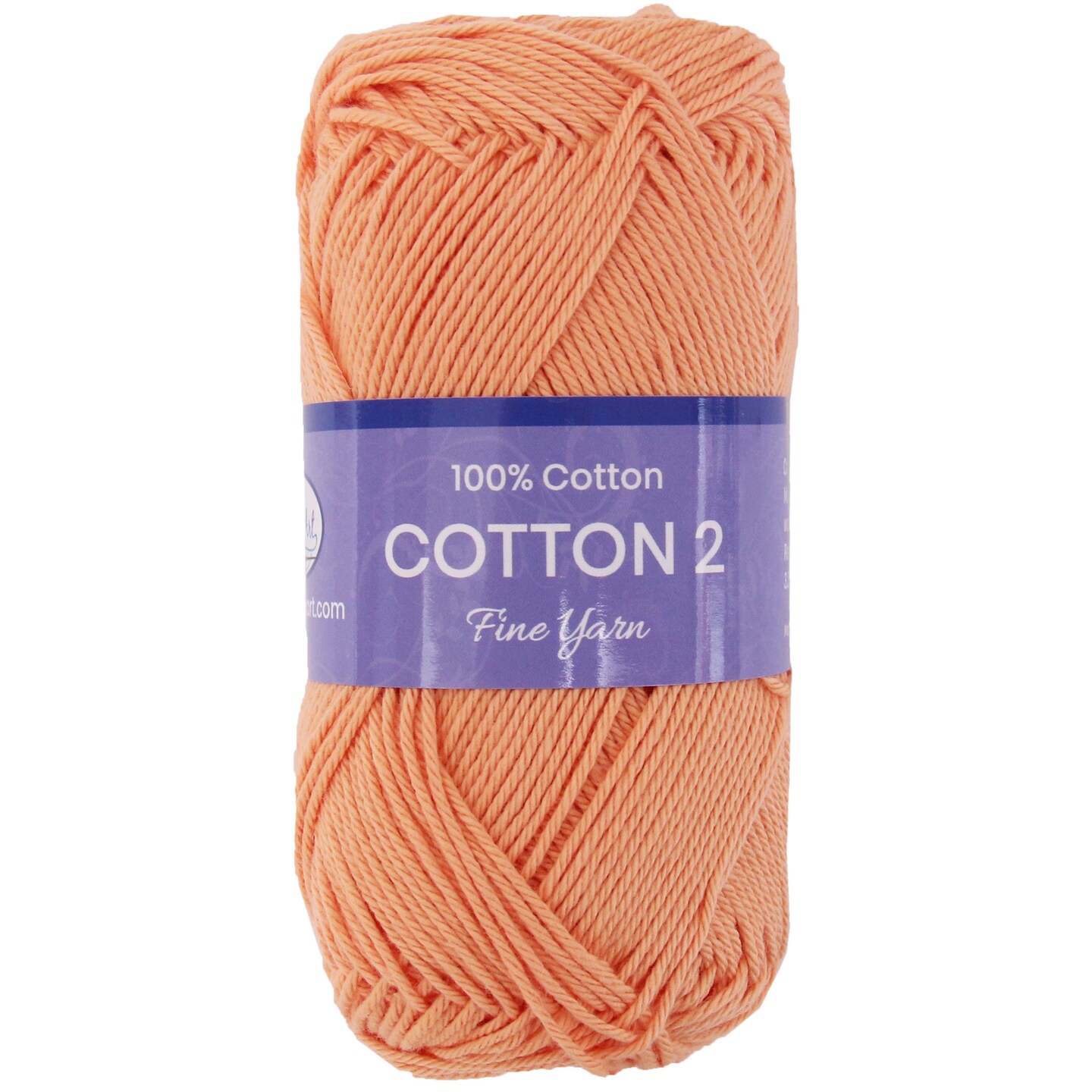 Threadart 100% Pure Cotton Crochet Yarn Size 2 | 50 gram Skeins |165 yds per Skein | Fine #2 | Singles, 3 Packs, & 6 Packs