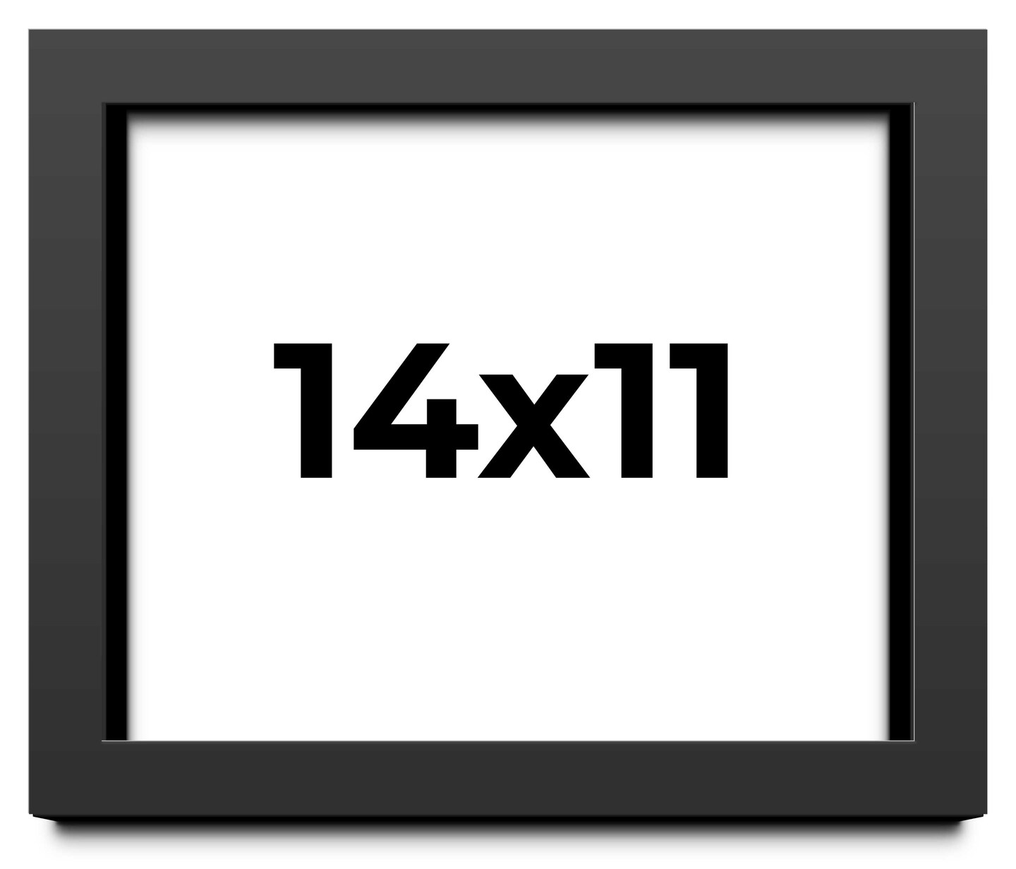 11x14 Flat Picture Frame with UV-Resistant Acrylic & Acid Free